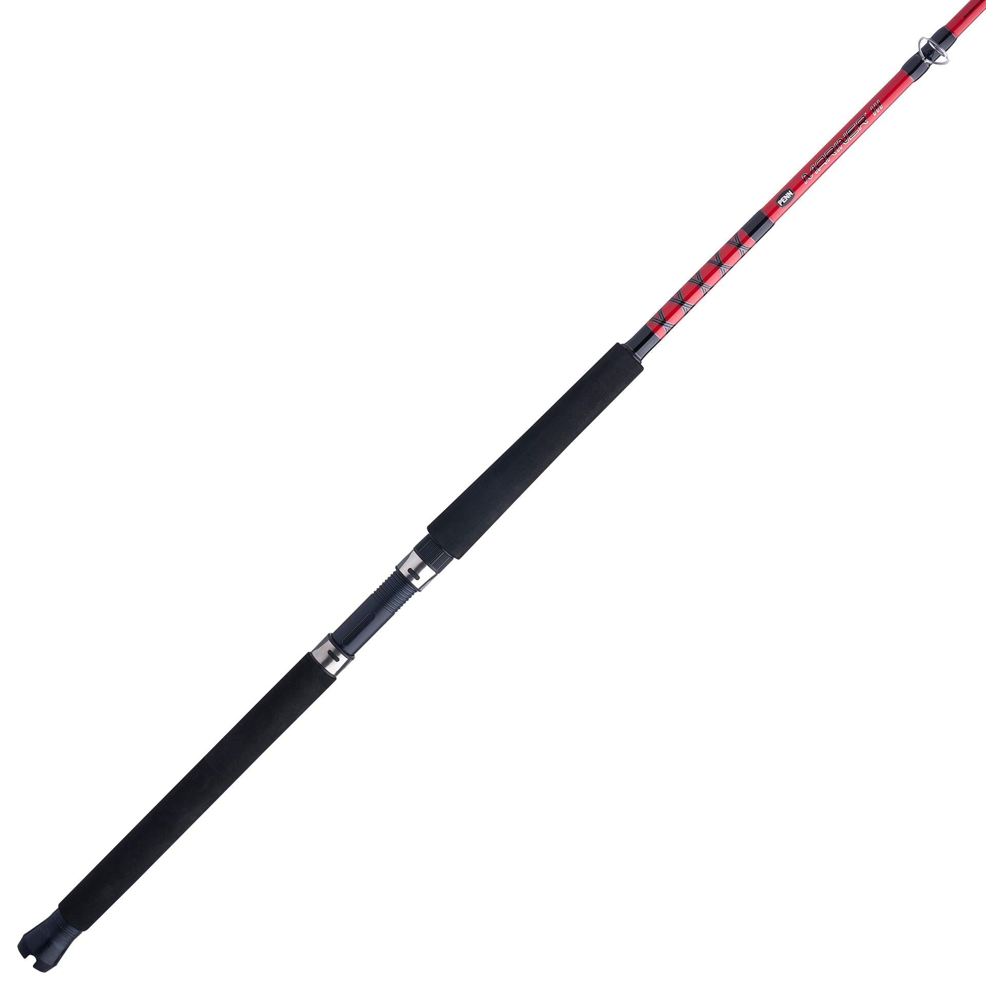 Penn Battalion Surf Casting Fishing Rod 11' Length, 2 Piece Rod, 15-30 lb  Line Rate 2-6 oz Lure Rate, Medium/Heavy Power 
