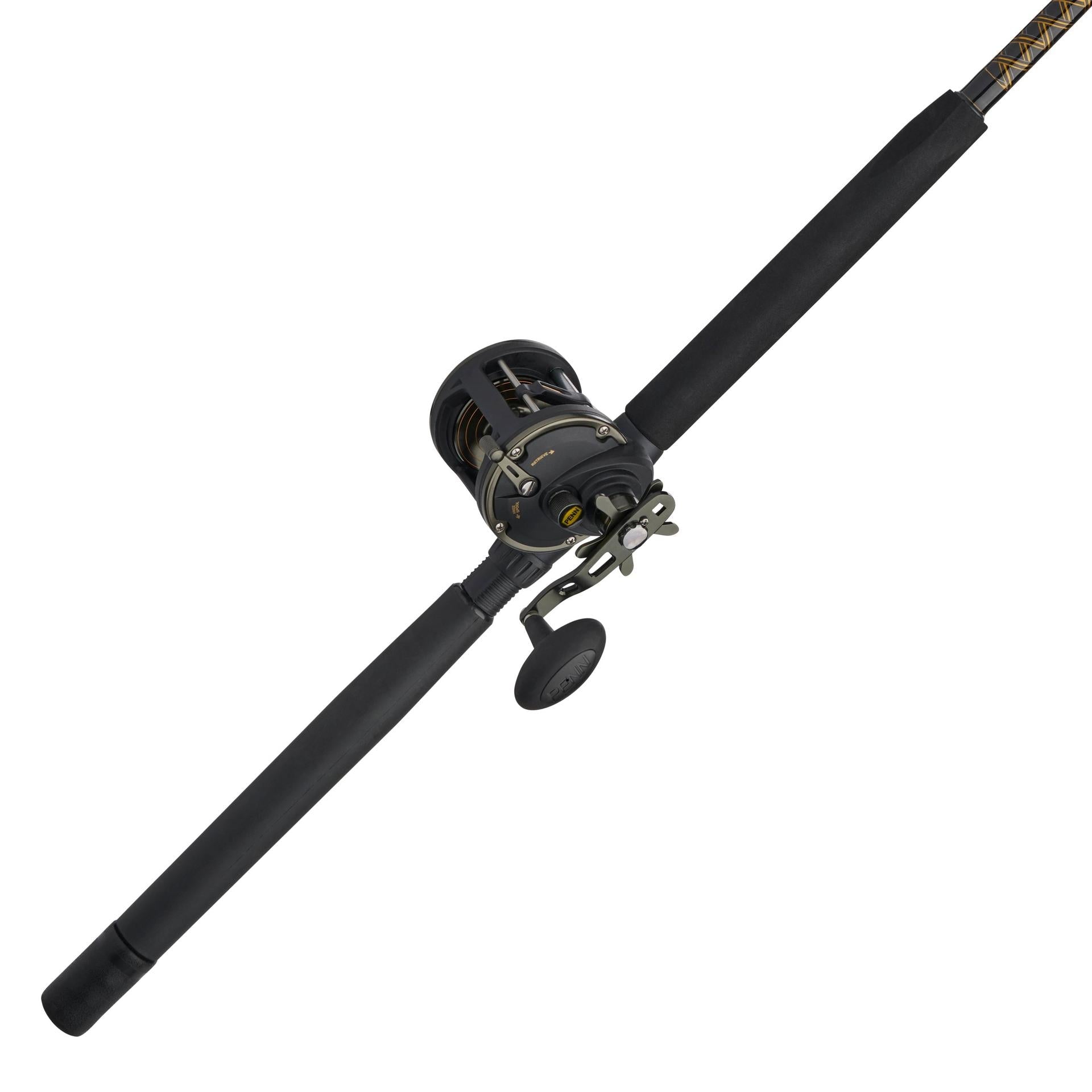 PENN Squall II Level Wind Conventional Reel and Fishing Rod Combo