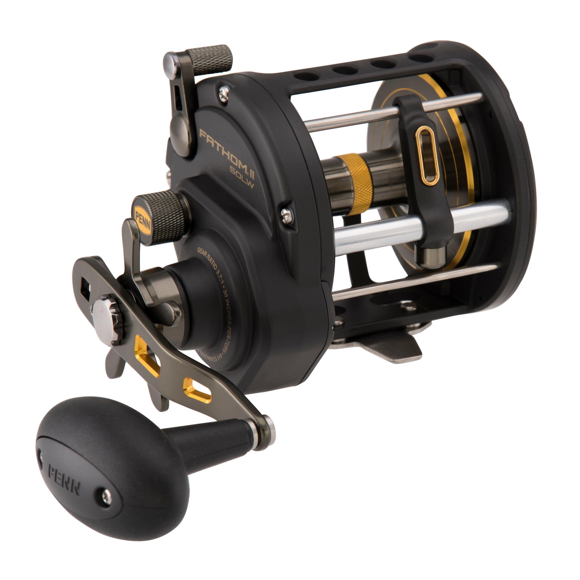 PENN Squall II Level Wind Conventional Reel, Size 50, Right-Hand