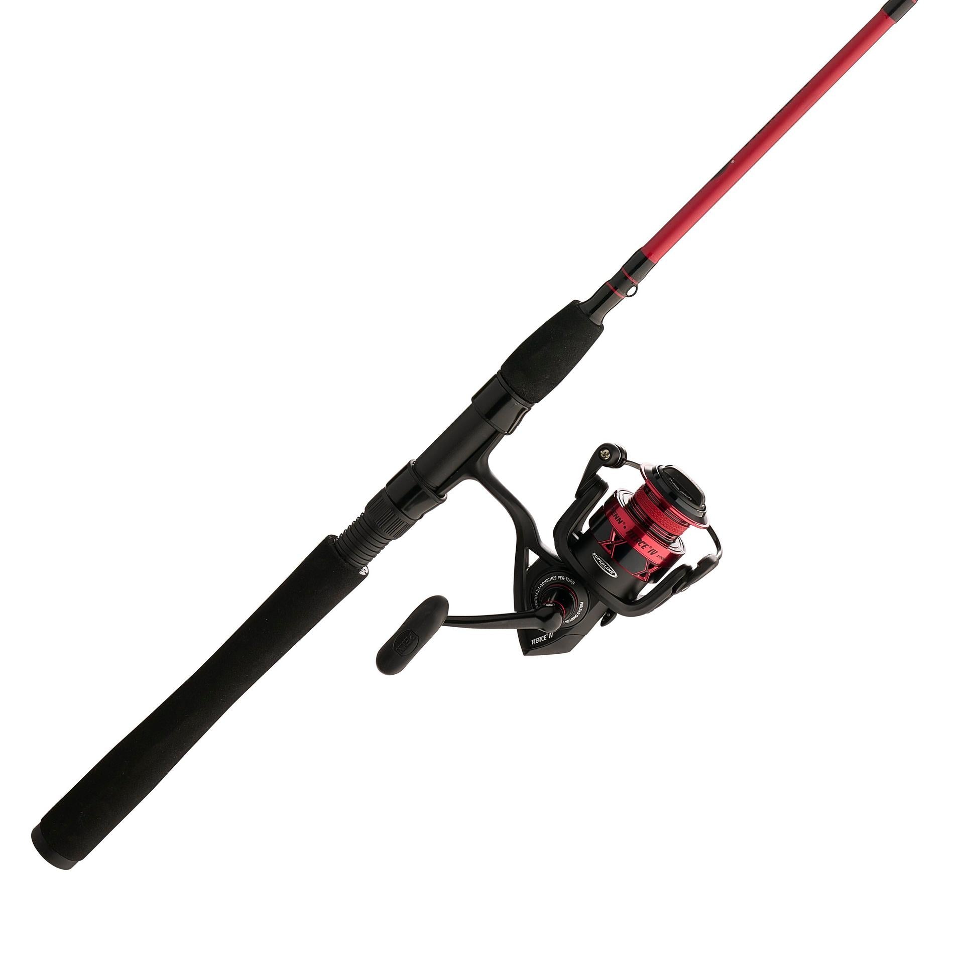Tailored Tackle Universal Multispecies Rod and Reel Combo Fishing Pole |  Freshwater & Inshore Saltwater | Poles 6 Ft 6 in Rods Medium Fast Action 