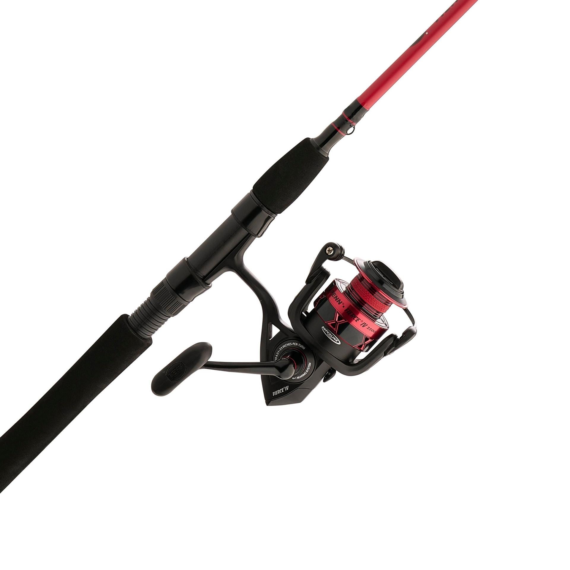 PENN 7' Wrath II Fishing Rod and Spinning Reel Combo, Size 5000