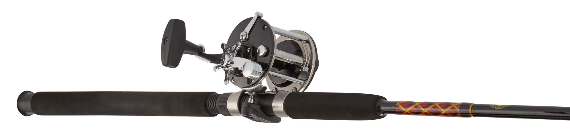 PENN 6'6” Rival Level Wind Fishing Rod and Reel Conventional Combo Sport  Fishing
