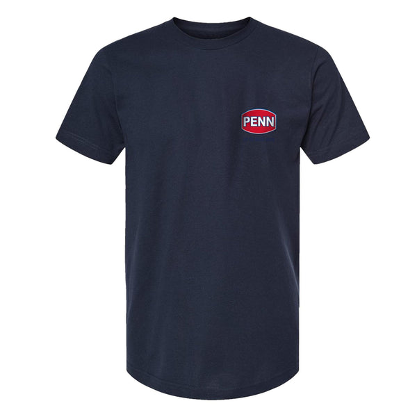 New Penn Fishing *Fish Symbol Logo Men'S Black T-Shirt Size S to 3XL