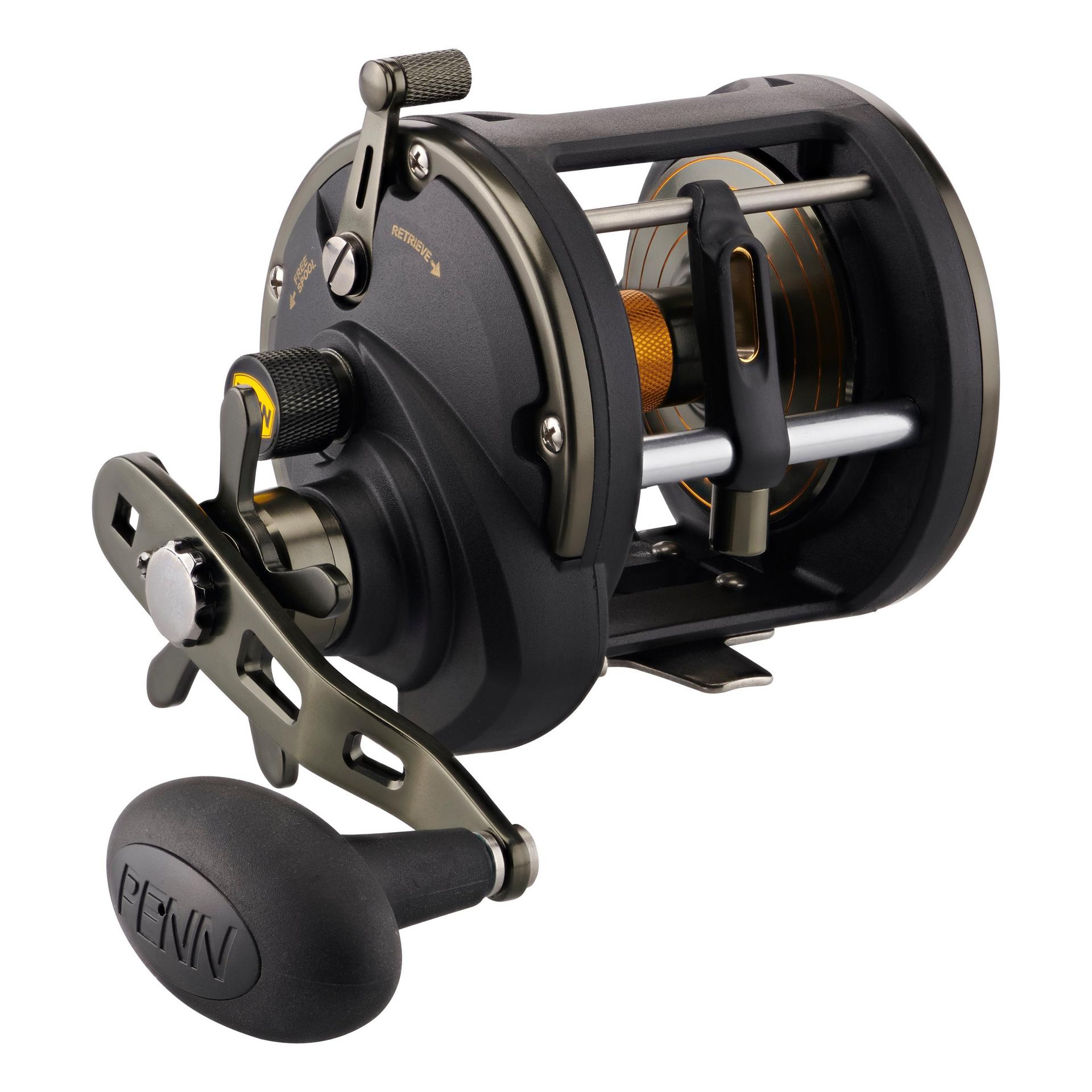 Penn SQL50LW Squall Levelwind Saltwater Fish Trolling Fishing Reel, Black &  Gold, 1 Piece - Smith's Food and Drug