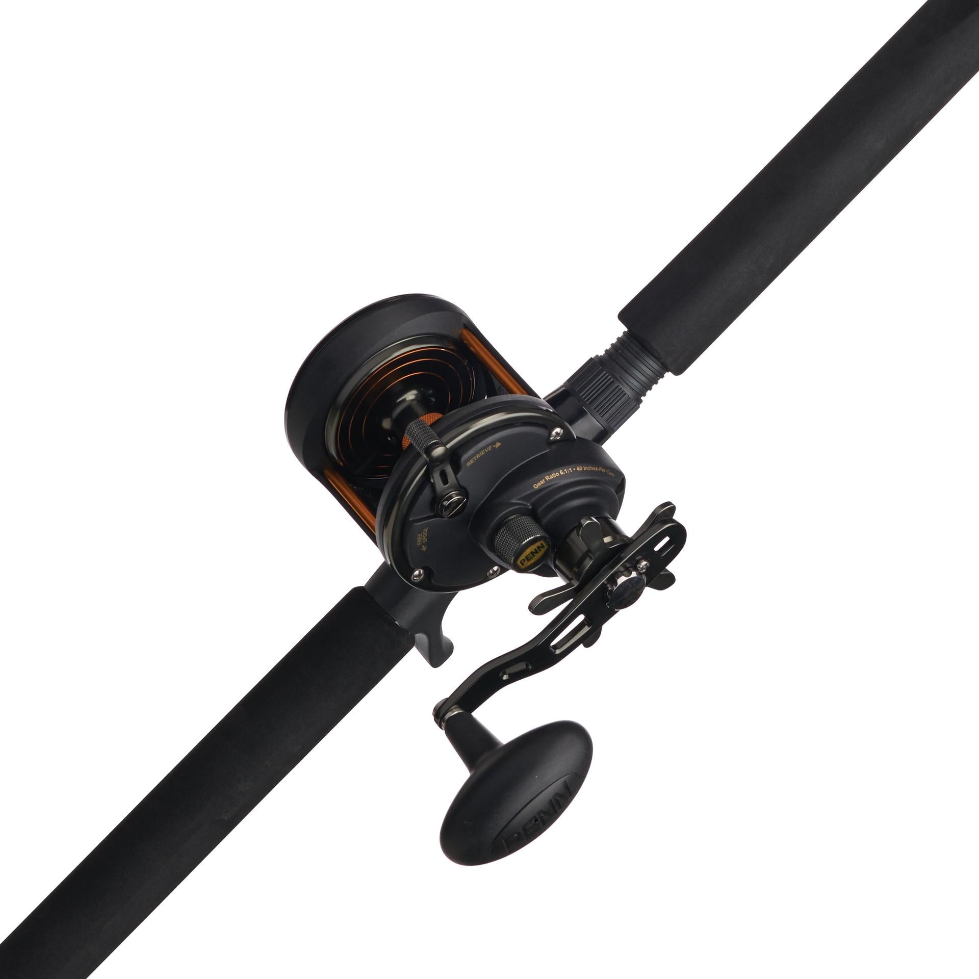 Penn Rampage Braid Boat Combo - 8ft2in 20-30lb 2pce Rod, Squall 20