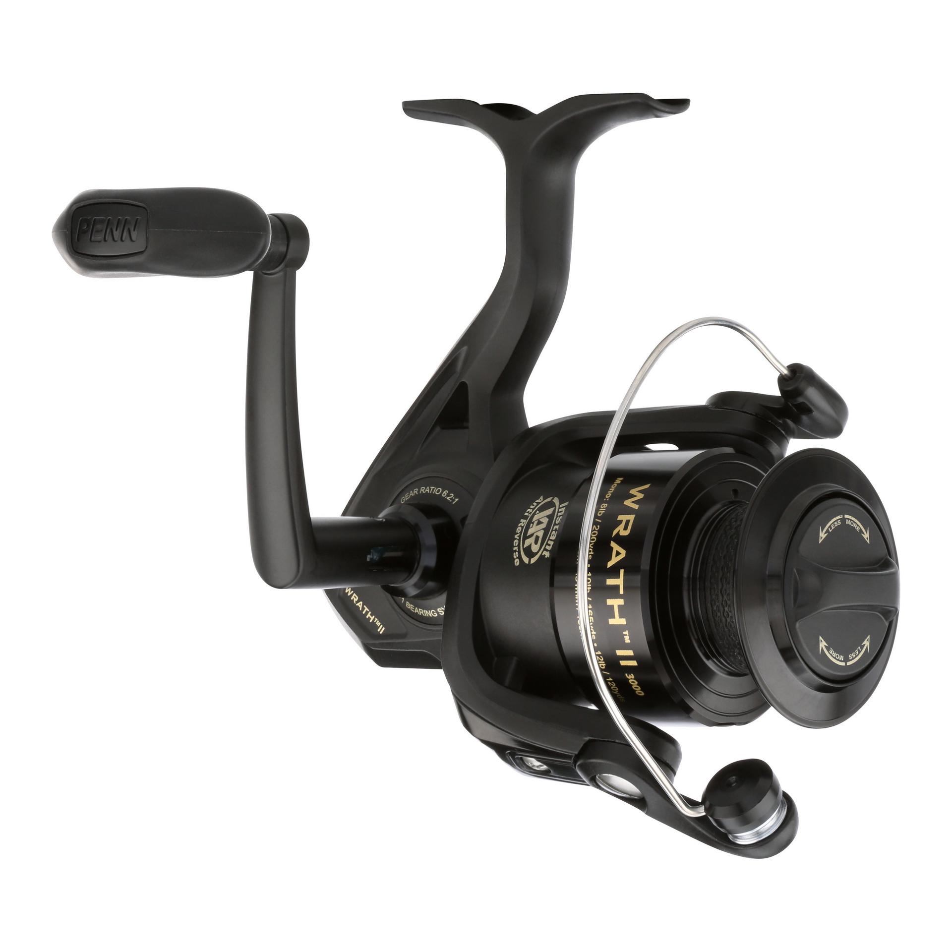 Penn Wrath Reel 5000 - Spinning Reel, Fishing Reel for Coastal Fishing,  Stationary Reel for Active Fishing with Artificial Bait, Sea Reel :  : Sports & Outdoors